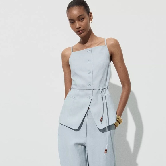 🔥🔥zara Beaded belt vest - Picture 1 of 7